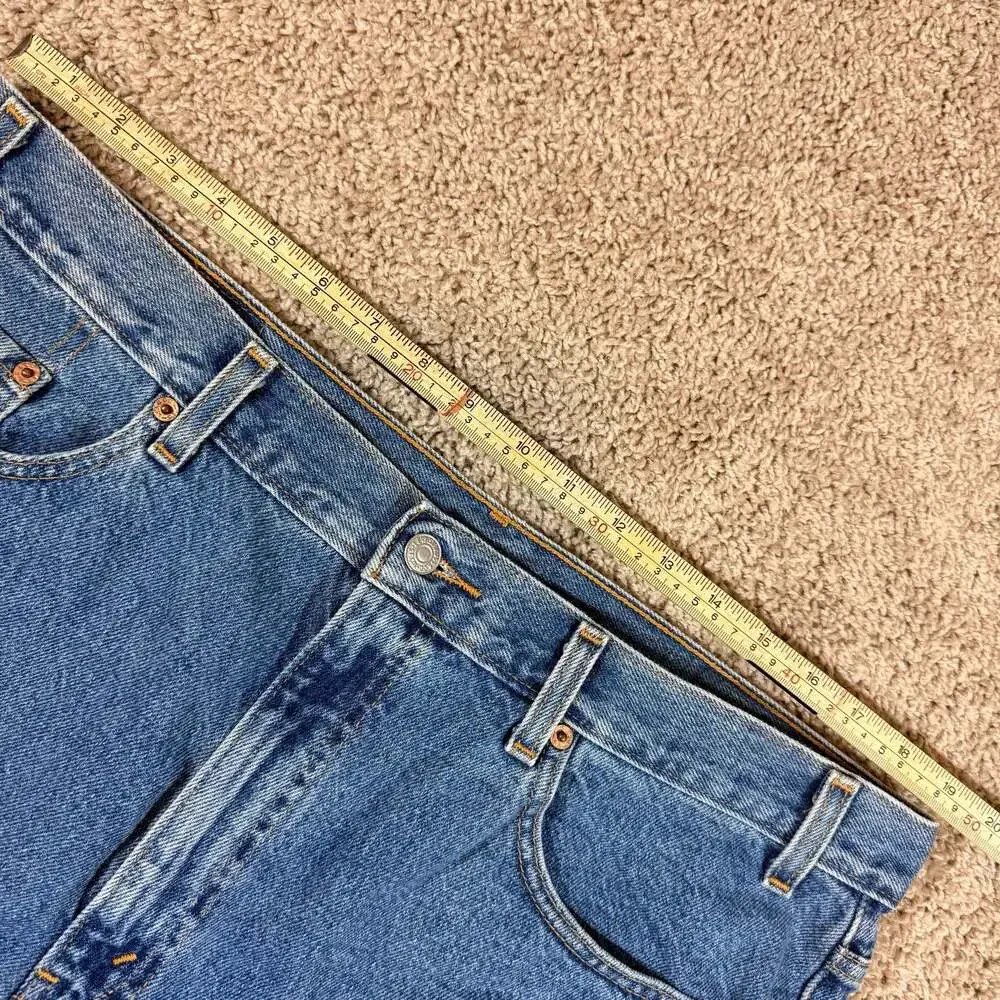 Levis 550 Relaxed Fit Denim Jean Shorts Mens‎ 38 Medium Wash Cotton EUC